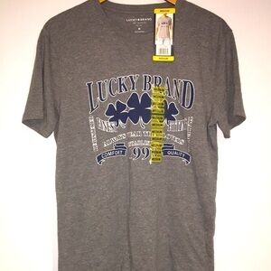 Lucky Brand mens Gray T-Shirt NWT